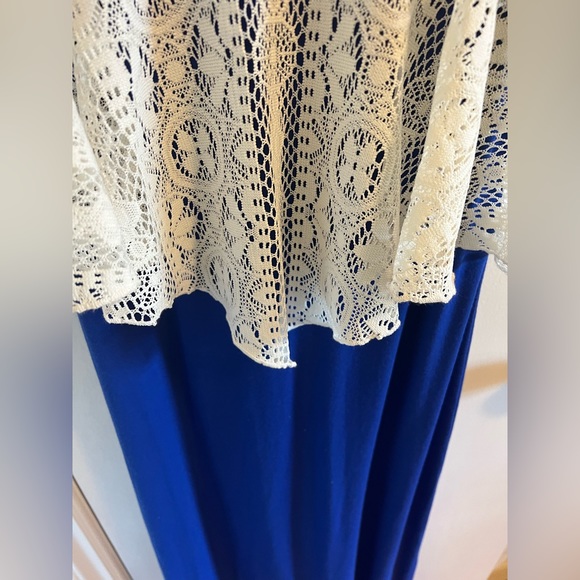 NWT Cobalt Blue Maxi Dress - Picture 2 of 7